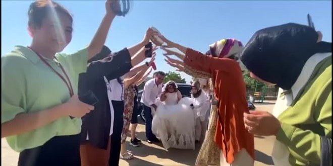Genç kızın düğün hayali gerçek oldu