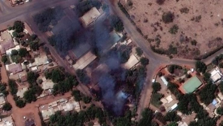 Sudan’da Türk vatandaşının evine roket isabet etti