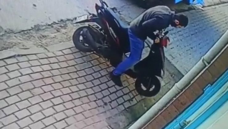 Bursa’da güpegündüz motosiklet çaldı