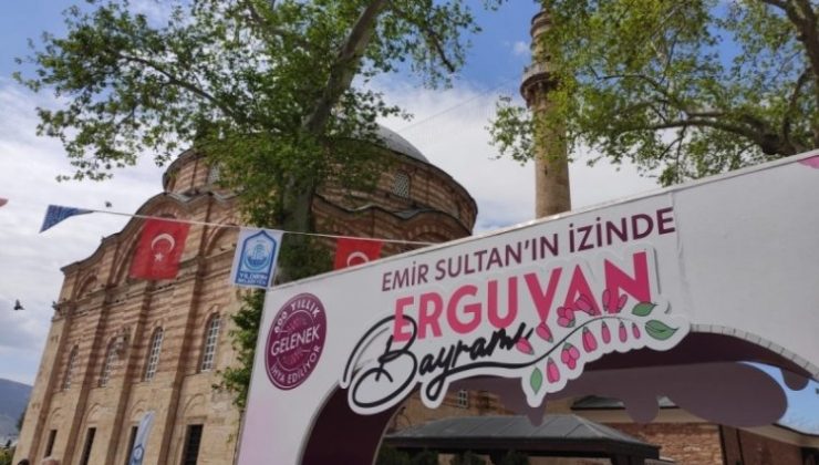 ‘Erguvan Bayramı’ tüm coşkusuyla Bursa’da kutlanıyor