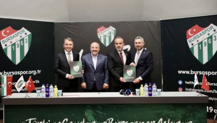 Bursaspor’a Sütaş desteği, imzalar atıldı
