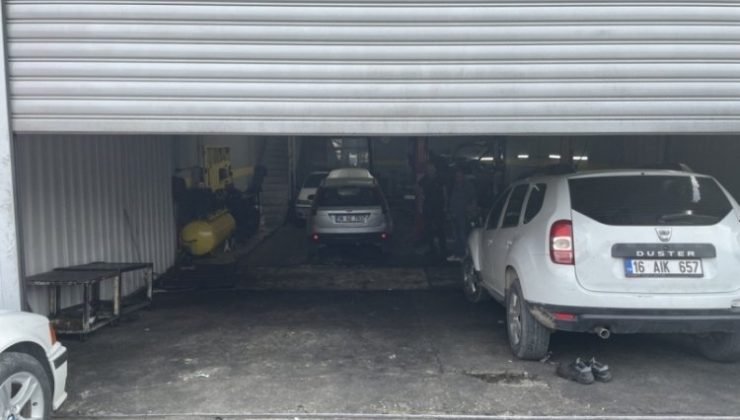 Bursa’da otomobil tamirhanesine silahlı saldırı