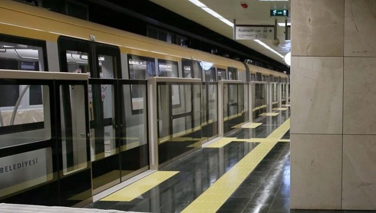 Sürücüsüz metro aracı sefere çıkmaya hazır