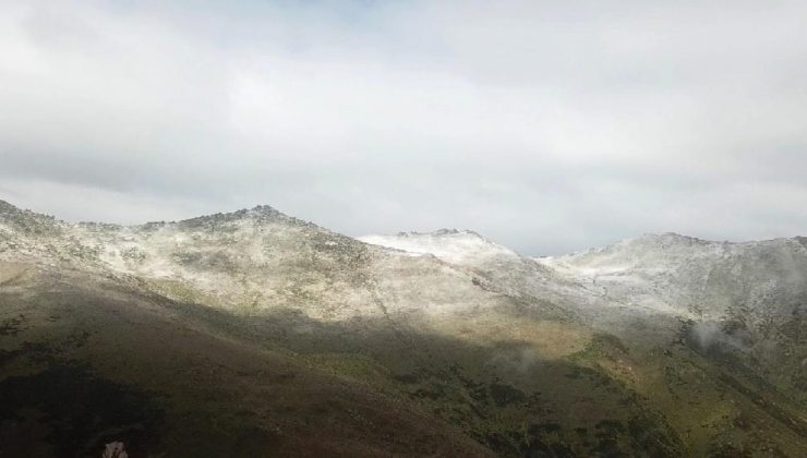 Yılın ilk karı Rize’ye yağdı