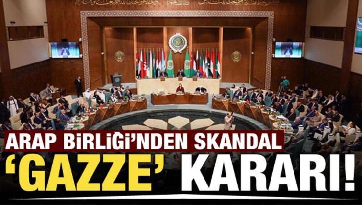 Arap Birliği’nden skandal ‘Gazze’ kararı! 11 Kasım’da toplanacaklar