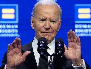 Biden’a soğuk duş: Konuşması Filistin destekçisinin sözleriyle kesildi