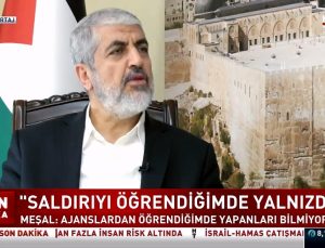 Hamas’ın siyasi liderlerinden Halid Meşal: Filistin’in tamamı bizim hakkımız