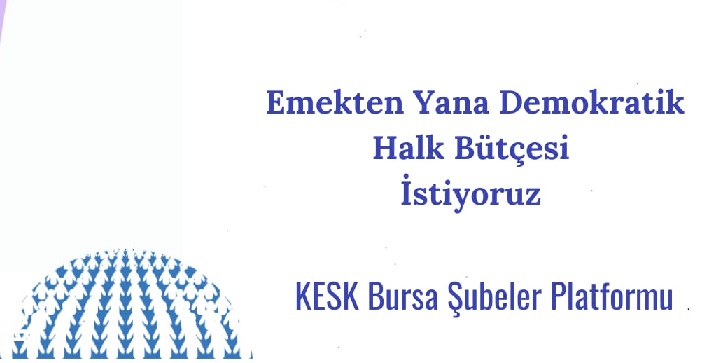 Emekten yana demokratik halk bütçesi istiyoruz