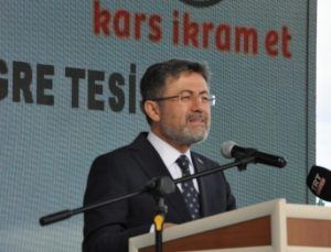 Bakan Yumaklı Kars’ta 100 milyonluk tesisin açılışını yaptı