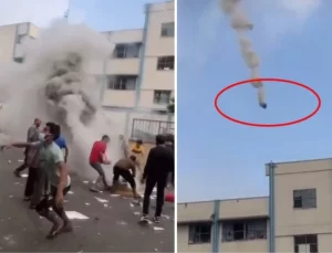 İsrail, Gazze’deki bir okulu yasaklı olan beyaz fosfor bombalarıyla vurdu!