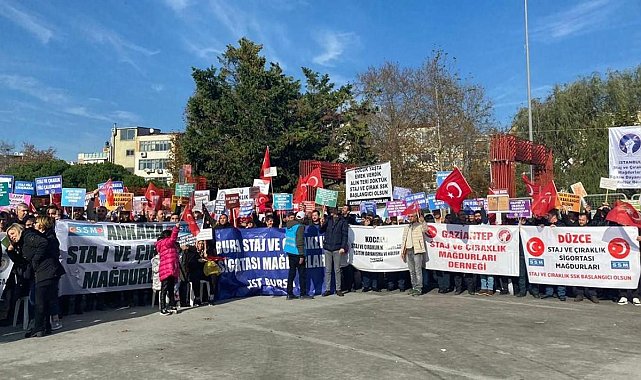 KARTAL’DAN STAJ ve ÇIRAKLIK MAĞDURLARI TBMMYE SESLENDİ! “EMEKLİLİK BİZİMDE HAKKIMIZ!”