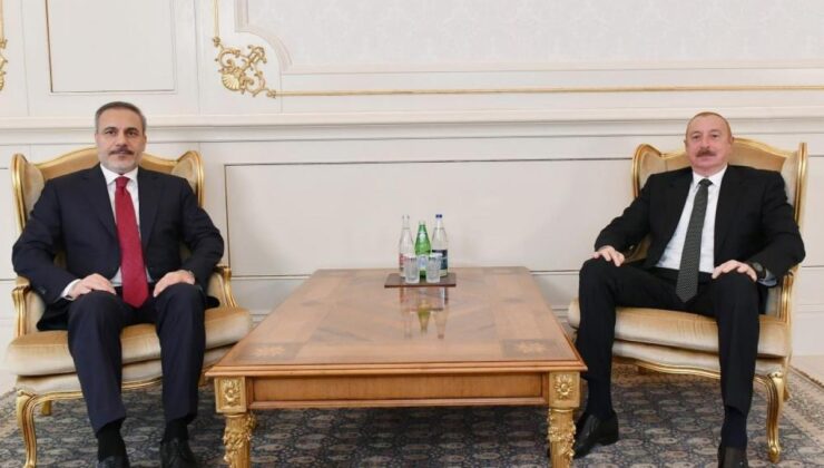 Bakan Fidan, Azerbaycan Cumhurbaşkanı Aliyev ile görüştü