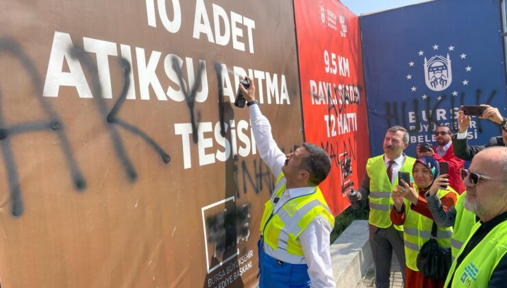 BURSA’DA SPREYLİ, BOYALI  “YASAK AFİŞ” PROTESTOSU!