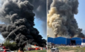 Bursa’da yangın! 4 fabrika kül oldu