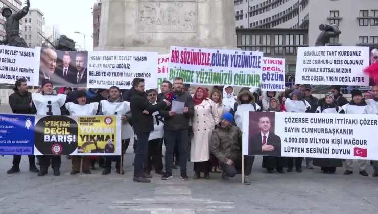 İmar Yasasına Takılanlar Derneği; Milli ve Bireysel Servetin Yok Olmasına Göz Yummayın!