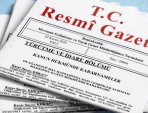 Yeni atamalar Resmi Gazete’de!