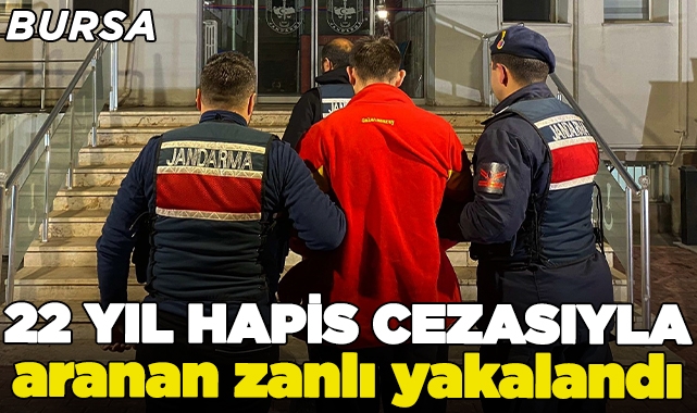 HAKKINDA 22 YIL 27 GÜN KESİNLEŞMİŞ HAPİS CEZASI BULUNAN ŞAHIS JANDARMADAN KAÇAMADI