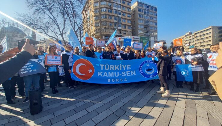 TÜRKİYE KAMUSEN BURSA; “Ek Zamsız Refah Olmaz, Bu Zamlar Karın Doyurmaz!”