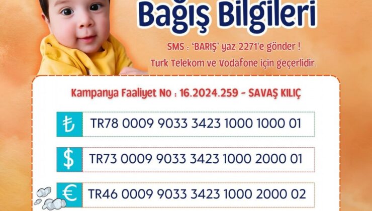 Barış bebek yaşamak için yardım bekliyor