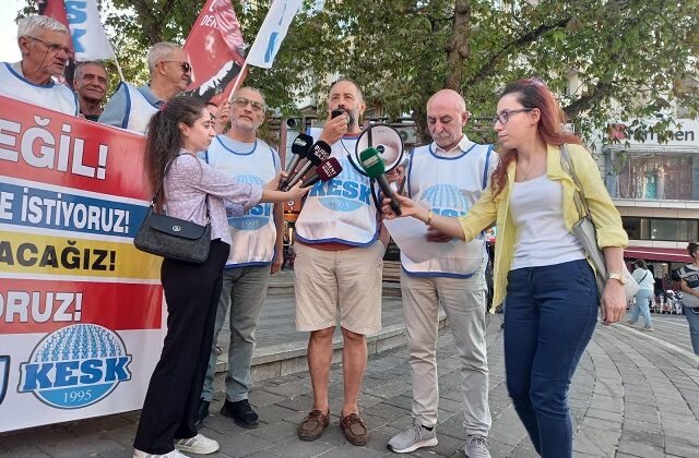 Onurlu bir yaşam için birlikte mücadeleye çağırıyoruz.